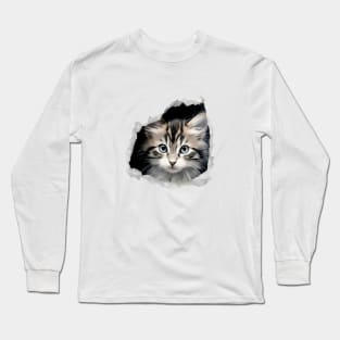 Surprise cat Long Sleeve T-Shirt